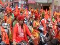 VHP, Bajrang Dal organise bike rally in Hyderabad on Hanuman Jayanti - Hindi News | VHP, Bajrang Dal organise bike rally in Hyderabad on Hanuman Jayanti | Latest national News at Lokmattimes.com