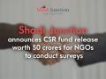 Shadi Junction announces CSR fund release worth 50 crores for NGOs to conduct surveys - Hindi News | Shadi Junction announces CSR fund release worth 50 crores for NGOs to conduct surveys | Latest business News at Lokmattimes.com