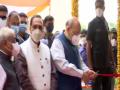 COVID-19: Amit Shah inaugurates oxygen plant in Gujarat's Gandhinagar - Hindi News | COVID-19: Amit Shah inaugurates oxygen plant in Gujarat's Gandhinagar | Latest national News at Lokmattimes.com