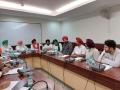 Sidhu-led Congress delegation meets representatives of farmer unions - Hindi News | Sidhu-led Congress delegation meets representatives of farmer unions | Latest national News at Lokmattimes.com