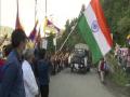 Tibetans boost morale of Special Frontier Force leaving for Indo-China border - Hindi News | Tibetans boost morale of Special Frontier Force leaving for Indo-China border | Latest national News at Lokmattimes.com