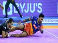 PKL: UP Yoddha beat U Mumba to clinch playoffs spot - Hindi News | PKL: UP Yoddha beat U Mumba to clinch playoffs spot | Latest other-sports News at Lokmattimes.com