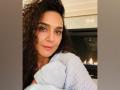 Preity Zinta is 'loving' parenting, shares first picture with baby - Hindi News | Preity Zinta is 'loving' parenting, shares first picture with baby | Latest maharashtra News at Lokmattimes.com