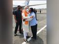 'Bike Ambulance Dada' Karimul Haque meets PM Modi in WB's Siliguri - Hindi News | 'Bike Ambulance Dada' Karimul Haque meets PM Modi in WB's Siliguri | Latest national News at Lokmattimes.com