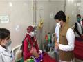 Union Minister Anurag Thakur, HP CM Jai Ram Thakur visit hospital patients on occasion of PM Modi's birthday - Hindi News | Union Minister Anurag Thakur, HP CM Jai Ram Thakur visit hospital patients on occasion of PM Modi's birthday | Latest national News at Lokmattimes.com