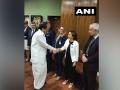 European Parliament members call on Vice President Naidu - Hindi News | European Parliament members call on Vice President Naidu | Latest national News at Lokmattimes.com