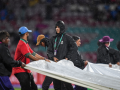 Women's World Cup: Rain plays spoilsport; India v Bangladesh clash abandoned - Hindi News | Women's World Cup: Rain plays spoilsport; India v Bangladesh clash abandoned | Latest other-sports News at Lokmattimes.com