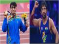 LPU announces cash rewards for Neeraj Chopra, Bajrang Punia - Hindi News | LPU announces cash rewards for Neeraj Chopra, Bajrang Punia | Latest national News at Lokmattimes.com