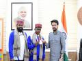 Tokyo Paralympics: Sports Minister Anurag Thakur felicitates silver medallist Mariyappan Thangavelu - Hindi News | Tokyo Paralympics: Sports Minister Anurag Thakur felicitates silver medallist Mariyappan Thangavelu | Latest other-sports News at Lokmattimes.com