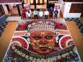 Kerala: Artist uses bakery products to create Theyyam art - Hindi News | Kerala: Artist uses bakery products to create Theyyam art | Latest national News at Lokmattimes.com