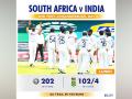 SA Vs Ind, 2nd Test: Shardul's triple blow jolts hosts after a steady start (Lunch, Day-2) - Hindi News | SA Vs Ind, 2nd Test: Shardul's triple blow jolts hosts after a steady start (Lunch, Day-2) | Latest cricket News at Lokmattimes.com