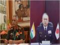 Army chief Gen Naravane speaks to General of Japan Ground Self-Defense Force on defence cooperation - Hindi News | Army chief Gen Naravane speaks to General of Japan Ground Self-Defense Force on defence cooperation | Latest international News at Lokmattimes.com