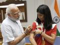 PM Modi meets gold medallist Nikhat Zareen, other winners of Women's World Boxing C'ships - Hindi News | PM Modi meets gold medallist Nikhat Zareen, other winners of Women's World Boxing C'ships | Latest other-sports News at Lokmattimes.com