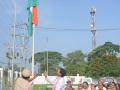 FIR against Assam BJP president for unfurling inverted Tricolour - Hindi News | FIR against Assam BJP president for unfurling inverted Tricolour | Latest politics News at Lokmattimes.com