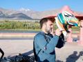 Rahul rides his bike from Leh to Pangong lake, remembers his late father's words - Hindi News | Rahul rides his bike from Leh to Pangong lake, remembers his late father's words | Latest politics News at Lokmattimes.com