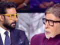 Big B, Junior Bachchan present a 'drunken act' on KBC 15 - Hindi News | Big B, Junior Bachchan present a 'drunken act' on KBC 15 | Latest international News at Lokmattimes.com