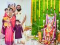 'Kantara' star Rishab Shetty celebrates Varamahalakshmi festival with family - Hindi News | 'Kantara' star Rishab Shetty celebrates Varamahalakshmi festival with family | Latest international News at Lokmattimes.com
