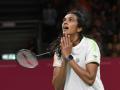 Malaysia Open: Sindhu loses to Marin; Prannoy and Satwik-Chirag pair advance - Hindi News | Malaysia Open: Sindhu loses to Marin; Prannoy and Satwik-Chirag pair advance | Latest badminton News at Lokmattimes.com
