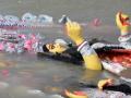 Idol immersion turns violent in Patna: 1 killed, several injured - Hindi News | Idol immersion turns violent in Patna: 1 killed, several injured | Latest international News at Lokmattimes.com