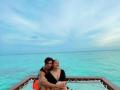 Bipasha Basu, Karan Singh Grover's 'monkey love' in Maldives - Hindi News | Bipasha Basu, Karan Singh Grover's 'monkey love' in Maldives | Latest entertainment News at Lokmattimes.com
