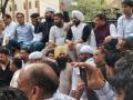 AAP protests outside Rouse Avenue Court against Sisodia's arrest - Hindi News | AAP protests outside Rouse Avenue Court against Sisodia's arrest | Latest politics News at Lokmattimes.com