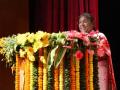 President Murmu continues her speech in darkness after power failure in Odisha auditorium - Hindi News | President Murmu continues her speech in darkness after power failure in Odisha auditorium | Latest politics News at Lokmattimes.com