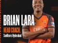 West Indies batting legend Brian Lara appointed head coach of Sunrisers Hyderabad - Hindi News | West Indies batting legend Brian Lara appointed head coach of Sunrisers Hyderabad | Latest cricket News at Lokmattimes.com