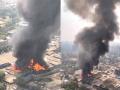Fire engulfs Mumbai's famed Jogeshwari furniture market, no casualties - Hindi News | Fire engulfs Mumbai's famed Jogeshwari furniture market, no casualties | Latest national News at Lokmattimes.com