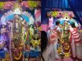 Maa Durga worshipped as Ardhanariswara by Kolkata transgenders - Hindi News | Maa Durga worshipped as Ardhanariswara by Kolkata transgenders | Latest national News at Lokmattimes.com