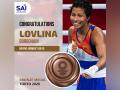Tokyo Olympics: Lovlina Borgohain takes bronze after losing to Busenaz Surmeneli in semis - Hindi News | Tokyo Olympics: Lovlina Borgohain takes bronze after losing to Busenaz Surmeneli in semis | Latest other-sports News at Lokmattimes.com