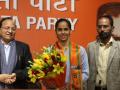 Saina joins other sportspersons who opted for BJP - Hindi News | Saina joins other sportspersons who opted for BJP | Latest national News at Lokmattimes.com