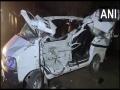 Five killed, one injured in road accident in UP's Rampur - Hindi News | Five killed, one injured in road accident in UP's Rampur | Latest national News at Lokmattimes.com