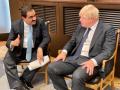 Gautam Adani meets UK PM Johnson in London, assures to commit USD 70 bn for clean energy - Hindi News | Gautam Adani meets UK PM Johnson in London, assures to commit USD 70 bn for clean energy | Latest lifestyle News at Lokmattimes.com