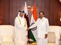 Vice President Naidu meets Speaker of Qatar Shura Council in Doha - Hindi News | Vice President Naidu meets Speaker of Qatar Shura Council in Doha | Latest international News at Lokmattimes.com