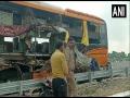 8 killed, 16 injured as 2 double-decker buses collide in UP's Barabanki - Hindi News | 8 killed, 16 injured as 2 double-decker buses collide in UP's Barabanki | Latest national News at Lokmattimes.com
