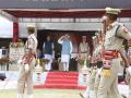 Home Minister Amit Shah presents President's Colours to Assam Police - Hindi News | Home Minister Amit Shah presents President's Colours to Assam Police | Latest national News at Lokmattimes.com
