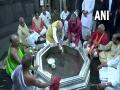 Union Home Minister Amit Shah offers prayers at Vishnupad Temple in Gaya - Hindi News | Union Home Minister Amit Shah offers prayers at Vishnupad Temple in Gaya | Latest national News at Lokmattimes.com