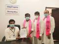 TRS candidate files nomination for Huzurabad on first day - Hindi News | TRS candidate files nomination for Huzurabad on first day | Latest politics News at Lokmattimes.com