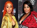 Lizzo, Cardi B transform into Greek goddesses for 'Rumors' music video - Hindi News | Lizzo, Cardi B transform into Greek goddesses for 'Rumors' music video | Latest entertainment News at Lokmattimes.com