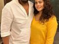 Kajol shares pic of Ajay smiling on his b'day, says she got her 'return gift' - Hindi News | Kajol shares pic of Ajay smiling on his b'day, says she got her 'return gift' | Latest entertainment News at Lokmattimes.com