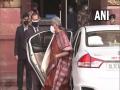 Budget 2022: Nirmala Sitharaman arrives at Ministry of Finance - Hindi News | Budget 2022: Nirmala Sitharaman arrives at Ministry of Finance | Latest national News at Lokmattimes.com