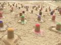 Sand artist creates 108 colourful Shiva lingams in Pushkar - Hindi News | Sand artist creates 108 colourful Shiva lingams in Pushkar | Latest international News at Lokmattimes.com