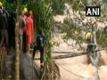 NRDF, local volunteers make temporary bridge to rescue stranded people in Wayanad - Hindi News | NRDF, local volunteers make temporary bridge to rescue stranded people in Wayanad | Latest national News at Lokmattimes.com