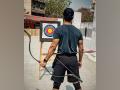 Vicky Kaushal practices archery for 'The Immortal Ashwatthama' - Hindi News | Vicky Kaushal practices archery for 'The Immortal Ashwatthama' | Latest entertainment News at Lokmattimes.com
