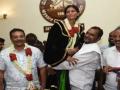 Rukmini Made Gowda of JD(S) elected as Mysuru Mayor - Hindi News | Rukmini Made Gowda of JD(S) elected as Mysuru Mayor | Latest politics News at Lokmattimes.com