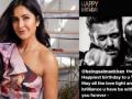 Katrina Kaif wishes Salman Khan on his birthday - Hindi News | Katrina Kaif wishes Salman Khan on his birthday | Latest entertainment News at Lokmattimes.com