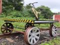Hubballi division rolls out pedal operated rail trolley - Hindi News | Hubballi division rolls out pedal operated rail trolley | Latest national News at Lokmattimes.com