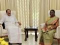 V-P Naidu meets President-elect Droupadi Murmu - Hindi News | V-P Naidu meets President-elect Droupadi Murmu | Latest politics News at Lokmattimes.com