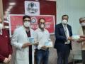 Innovators come up with 3D masks, touch-free devices in Raj - Hindi News | Innovators come up with 3D masks, touch-free devices in Raj | Latest national News at Lokmattimes.com