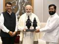 Shinde, Fadnavis meet PM Modi - Hindi News | Shinde, Fadnavis meet PM Modi | Latest politics News at Lokmattimes.com